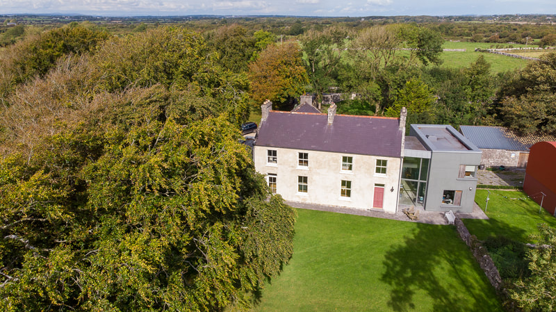 Classes Irish home, renovation, extension, seaside home, contemporary, old and new, Irish architecture, Galway photographer, interior photographer, Irish home, drone photography