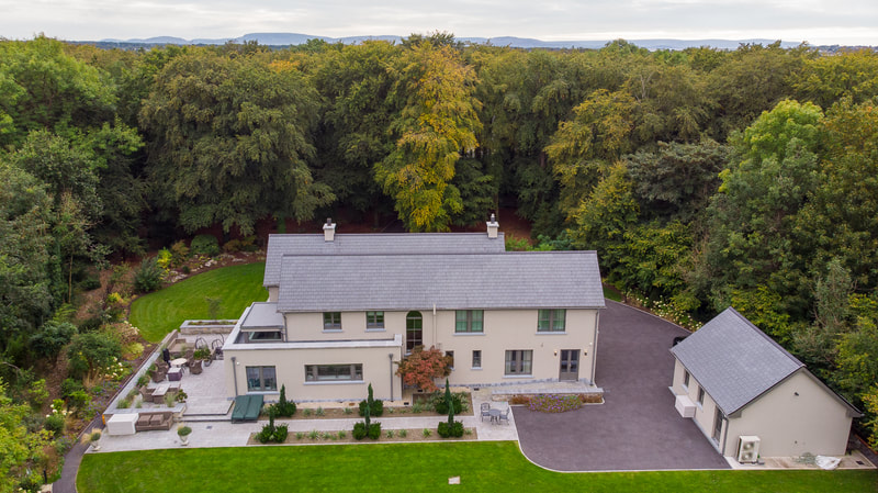 classic design, Irish architecture, renovation, Irish construction, Galway photographer, classic elegance, Irish home, garden design, landscape architecture, drone photography