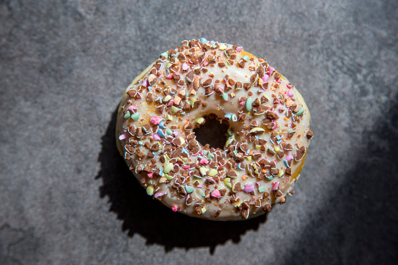 food photography, restaurant photography, donuts, Galway photographer