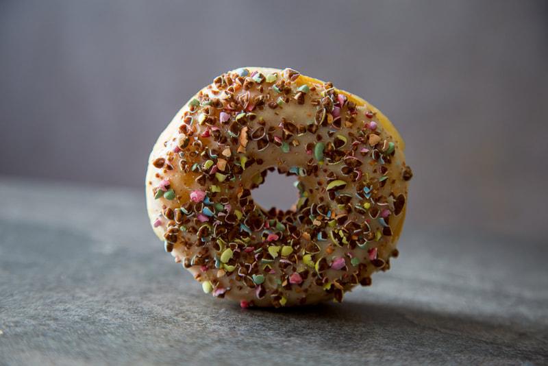 food photography, restaurant photography, donuts, Galway photographer